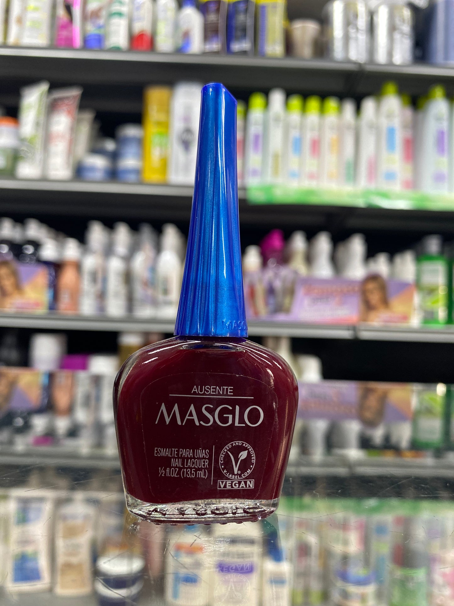 Esmalte traidicional cremoso masglo gama rojo - ausente