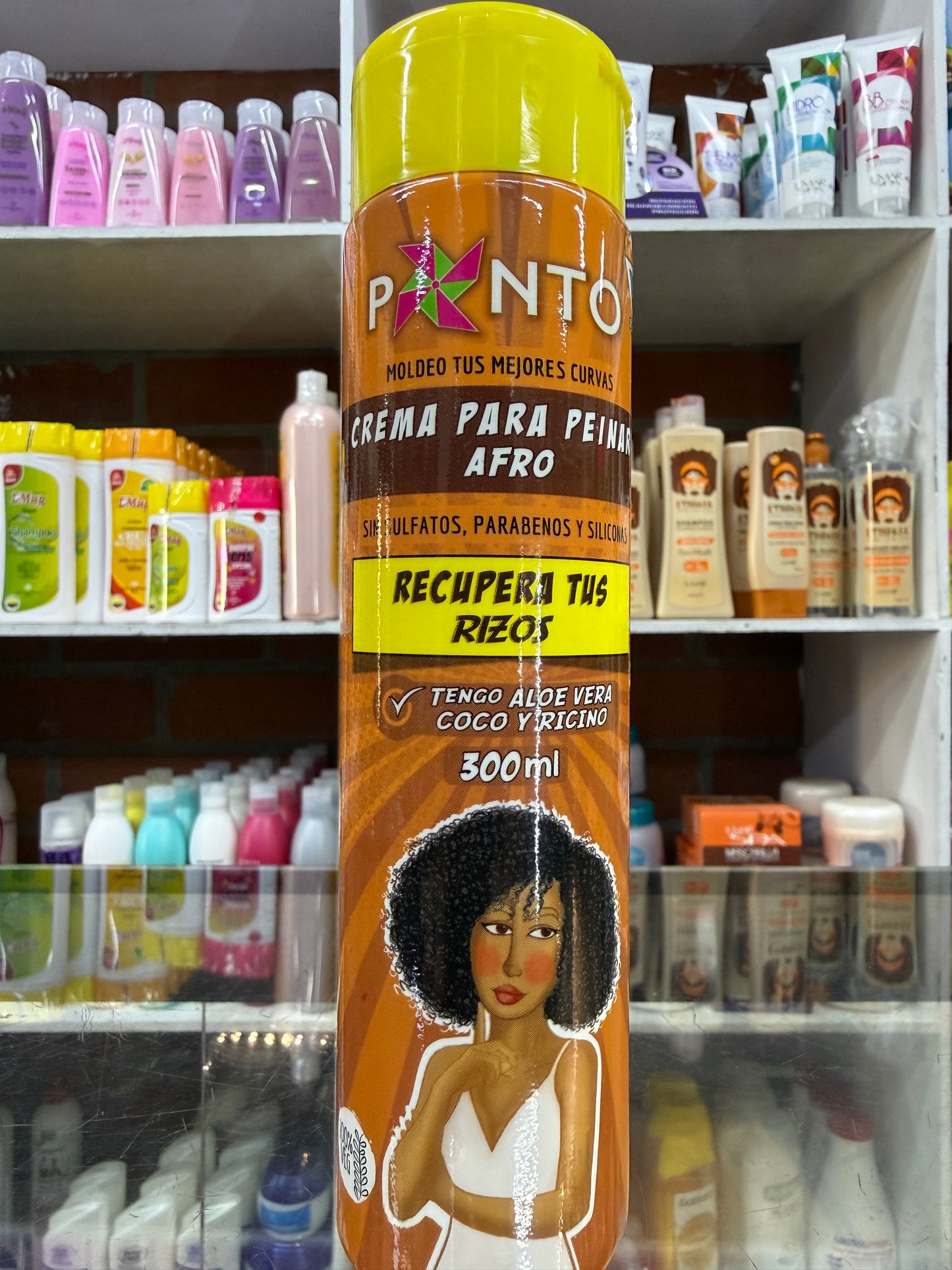 Crema para peinar afro ponto recupera tus rizos
