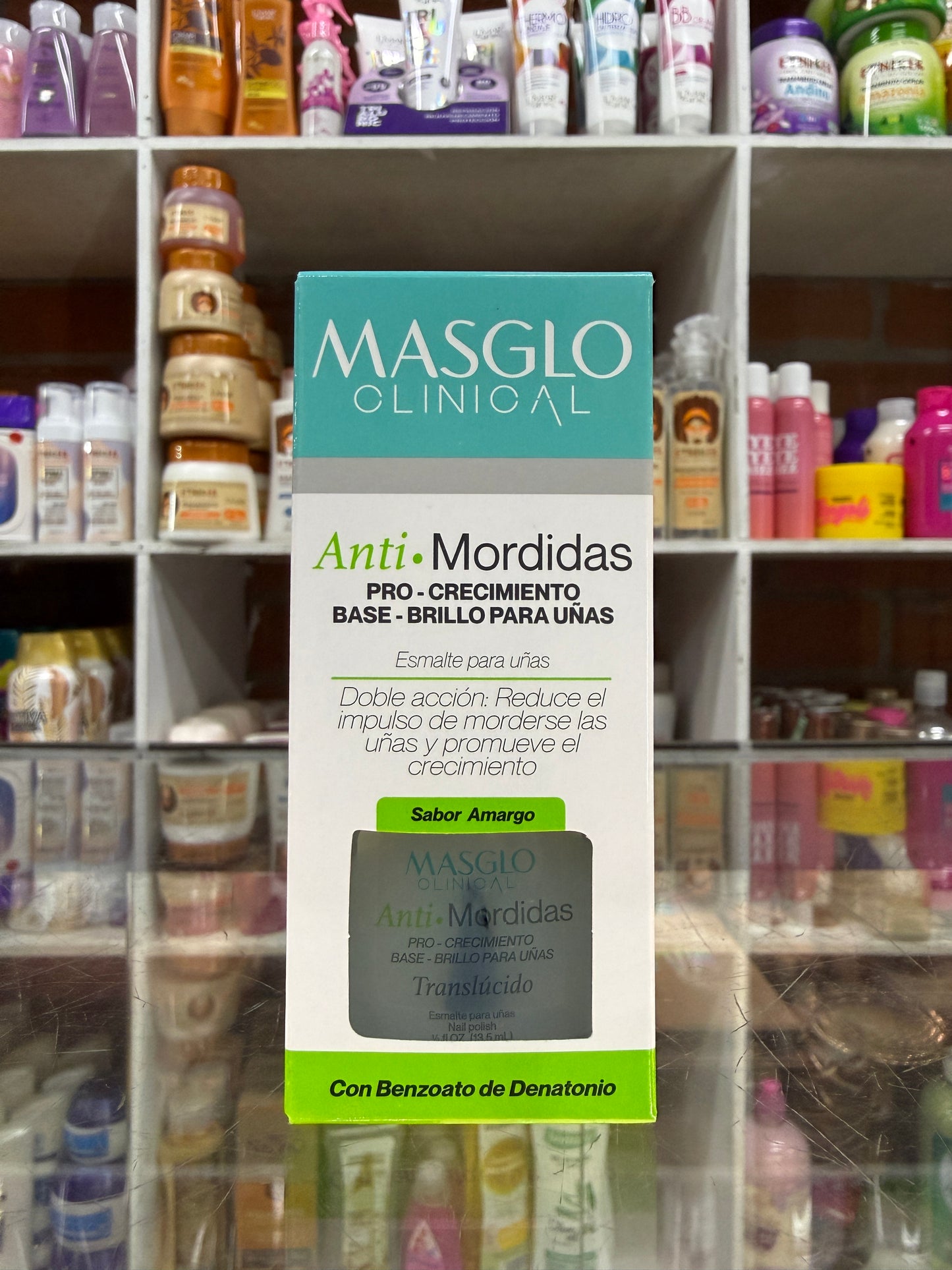 Esmalte para uñas anti mordida masglo clinical