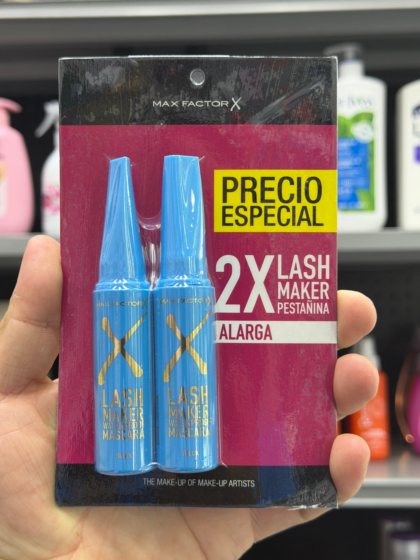 Pestañina Max Factor Lash Maker Waterproof Alarga x2 – Negro