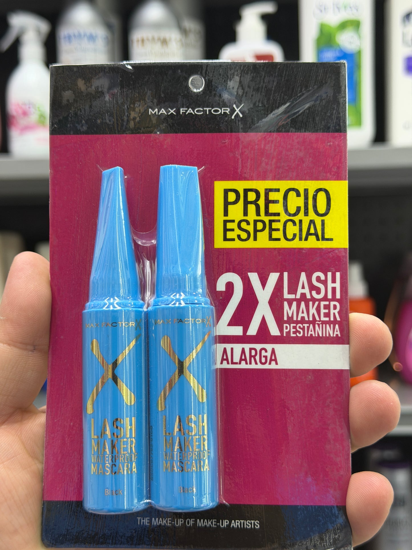 Pestañina Max Factor Lash Maker Waterproof Alarga x2 – Negro
