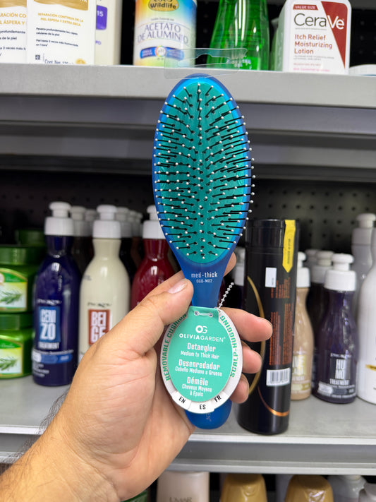 Cepillo Olivia Garden OG Detangler para Cabello Medio a Grueso