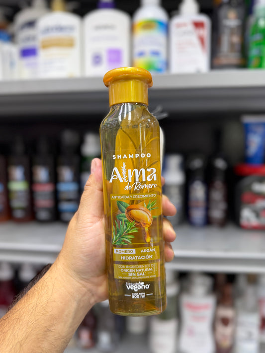 Shampoo Alma de Romero Anticaída y Crecimiento 500 ml