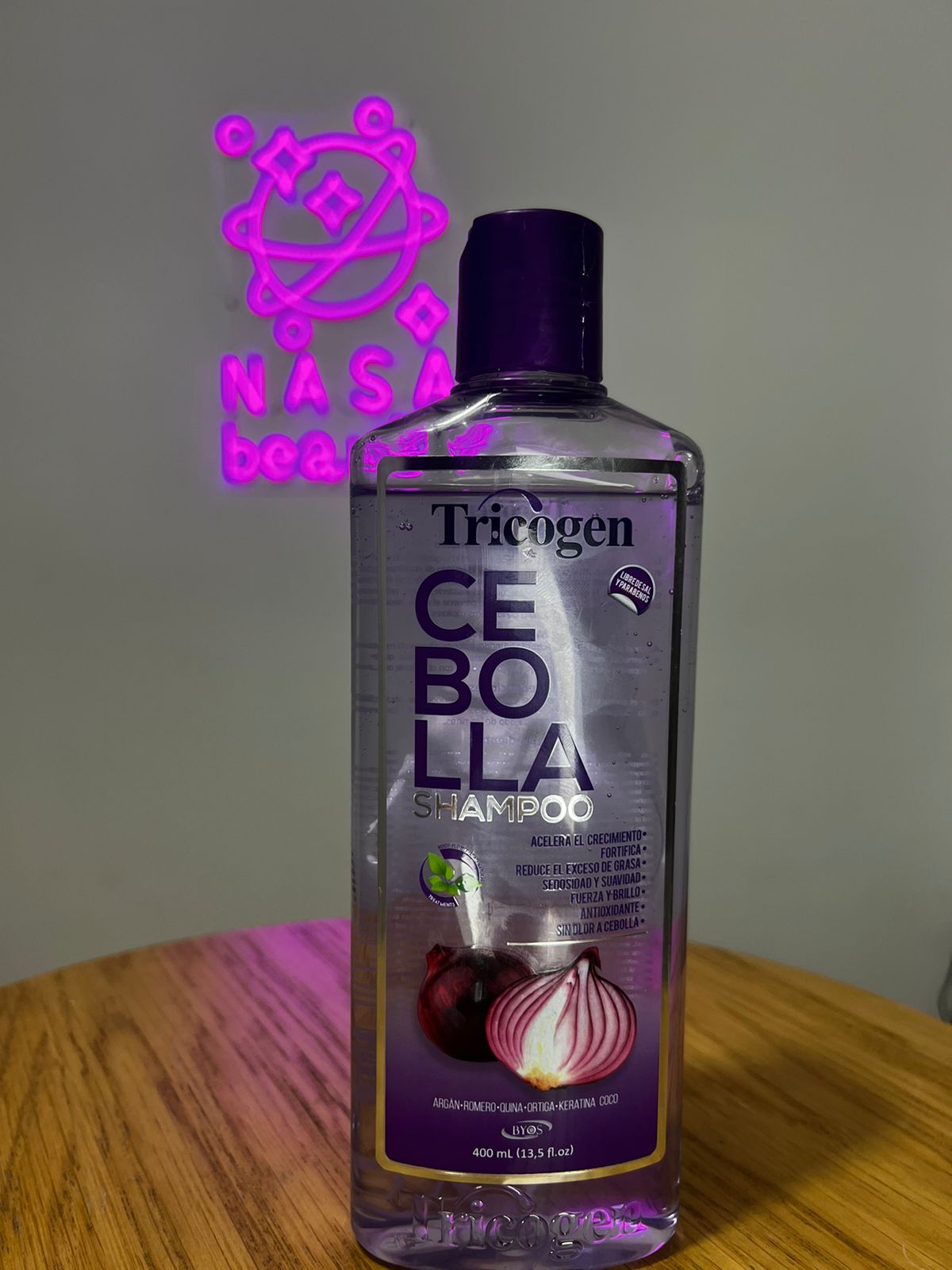 Shampoo cebolla tricogen nasa beauty