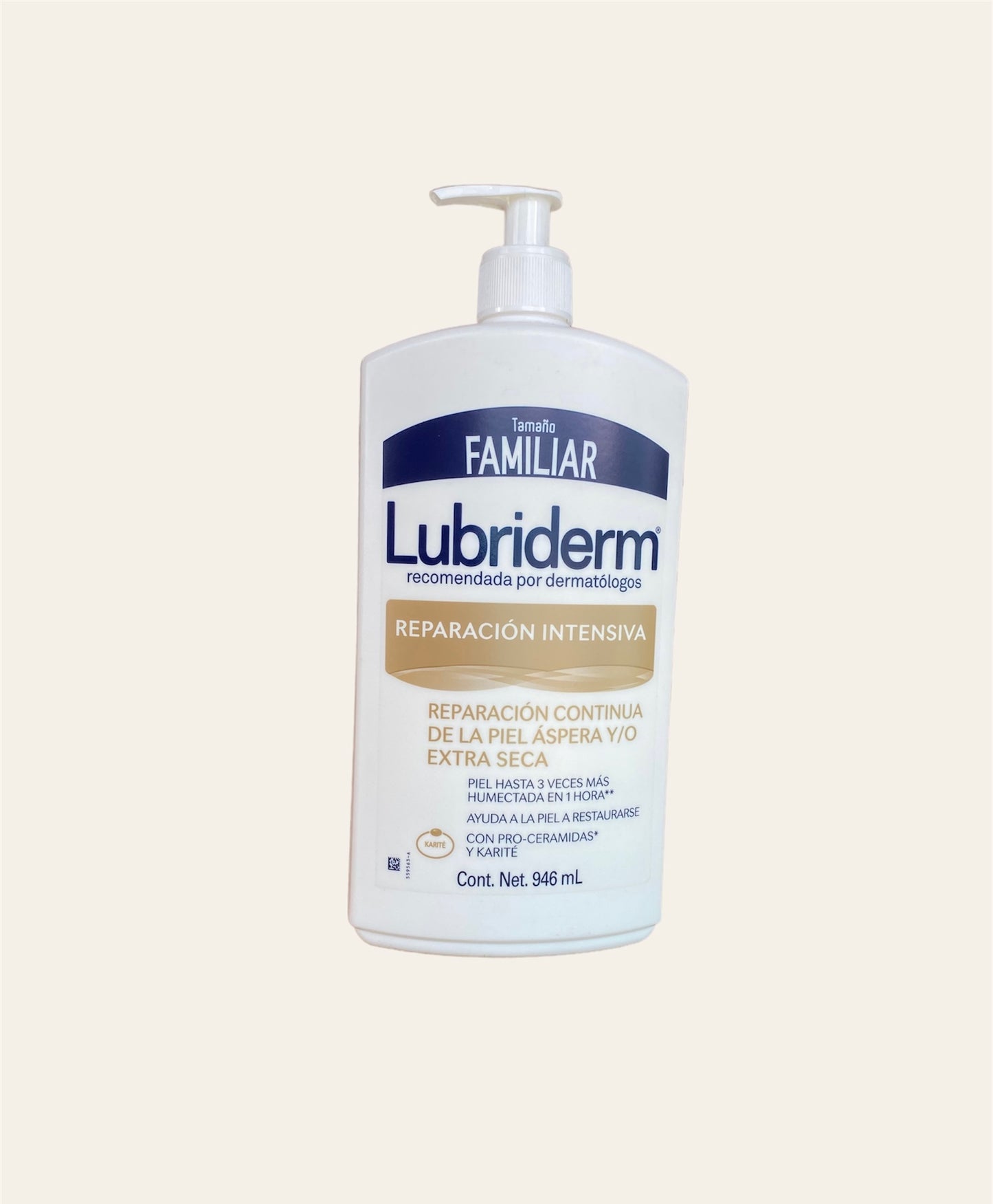 crema corporal Lubriderm reparación intensiva 946ml